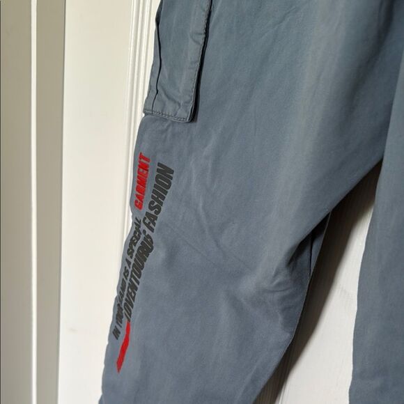 Boys 13-14 Blue Casual Pants elastic waist with drawstring NWOT - Picture 5 of 9